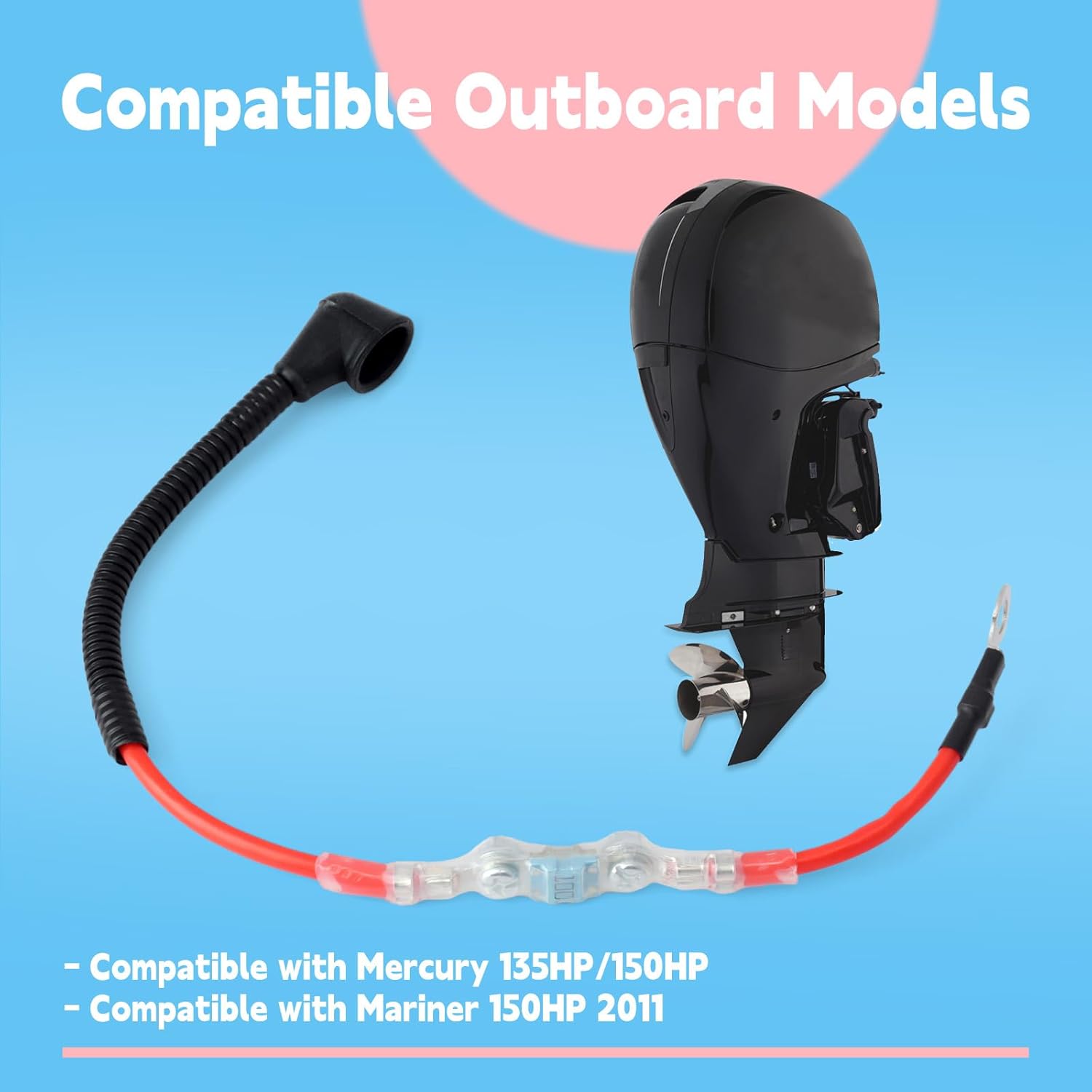 8M0057698 Fused Harness Replacement for Mercury 135HP 150HP for Mariner 150HP 2011 Outboard Motors