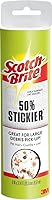 Vista 2 de Scotch Brite - Rodillo de pelusas 2 unidades tamaño grande superficie ancha 8 pulgadas 60 hojas y 1 rollo de 95 hojas 50 adhesivo