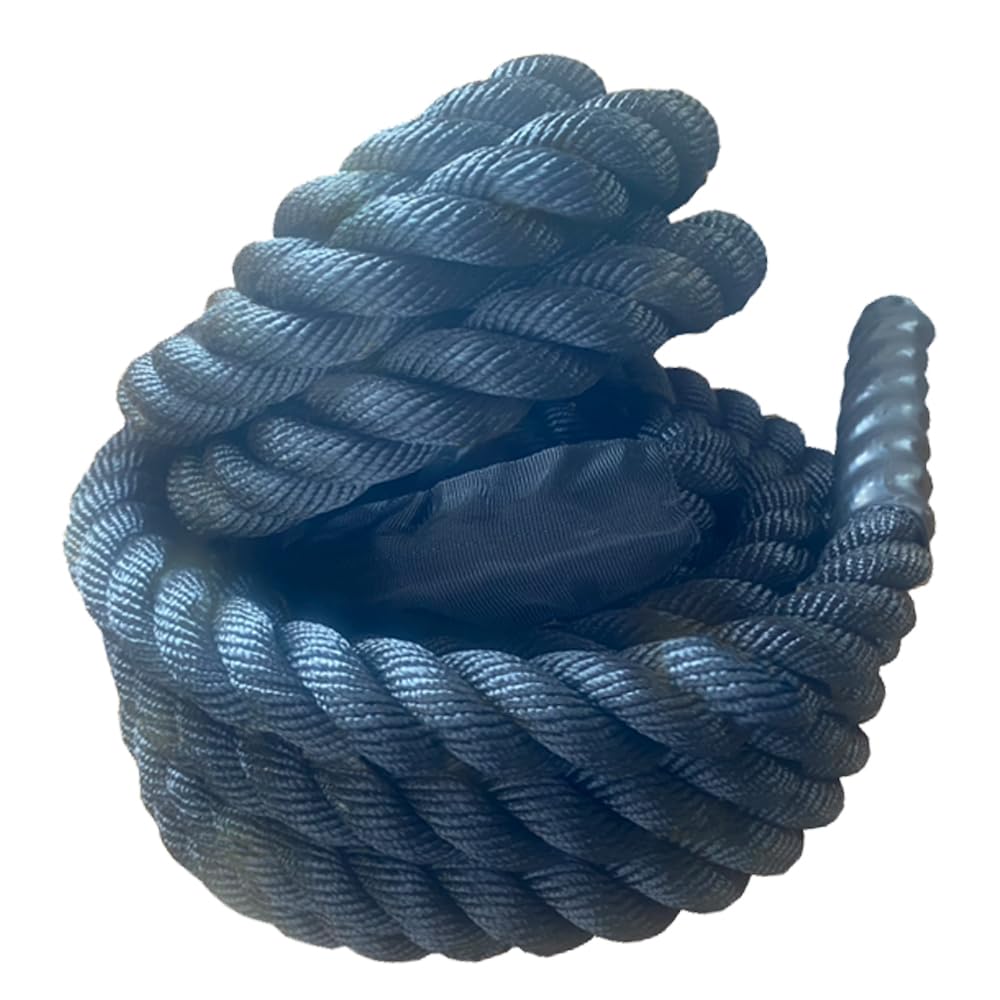 Corda da combattimento, lunghezza 9/12/15 m, diametro 38/50 mm, corda per saltare pesante per allenamento completo del corpo, allenamento della forza, resistenza