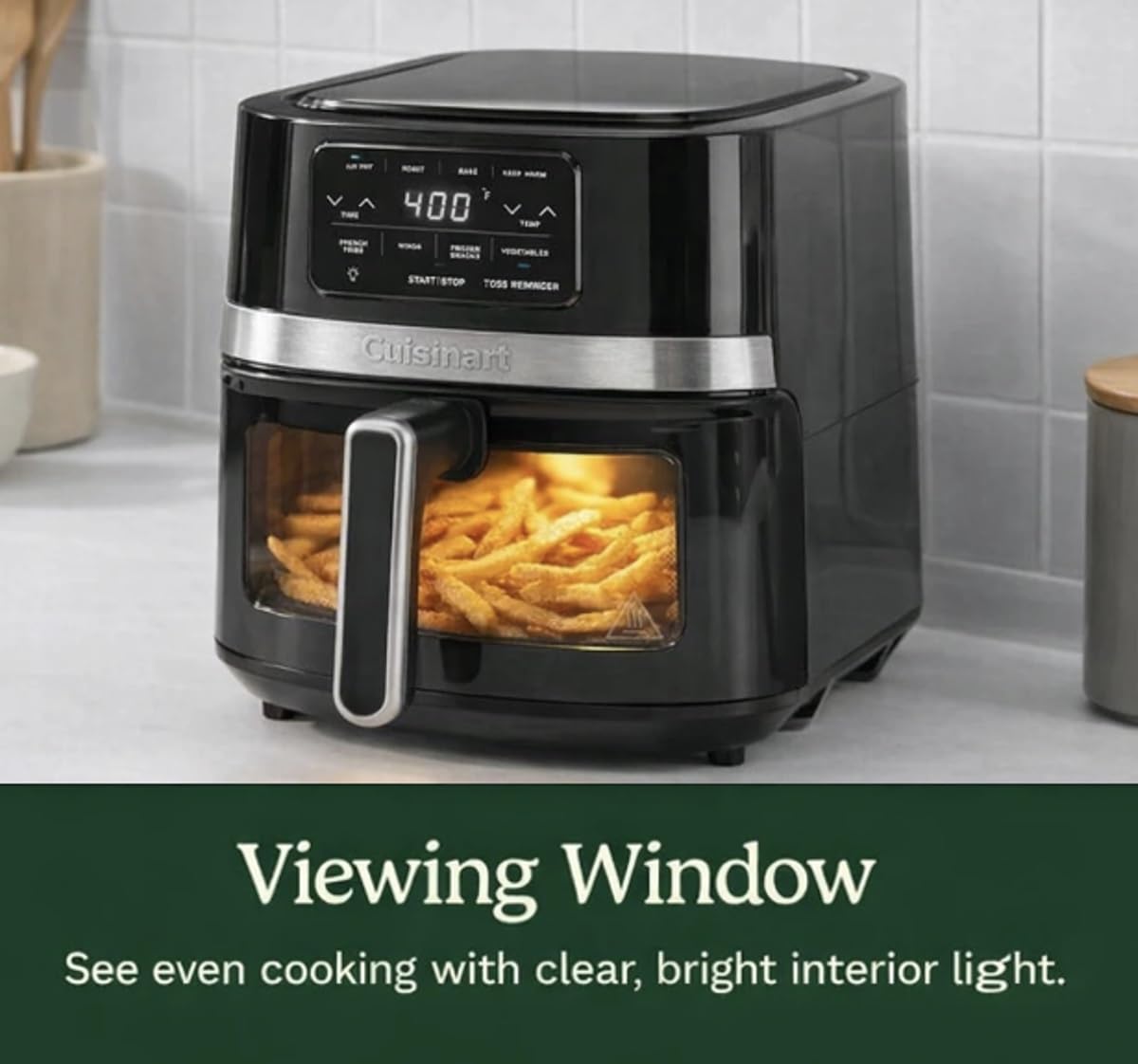 Amazon.com: Cuisinart Air Fryer, 4.5-Quart Basket Fryer with 4