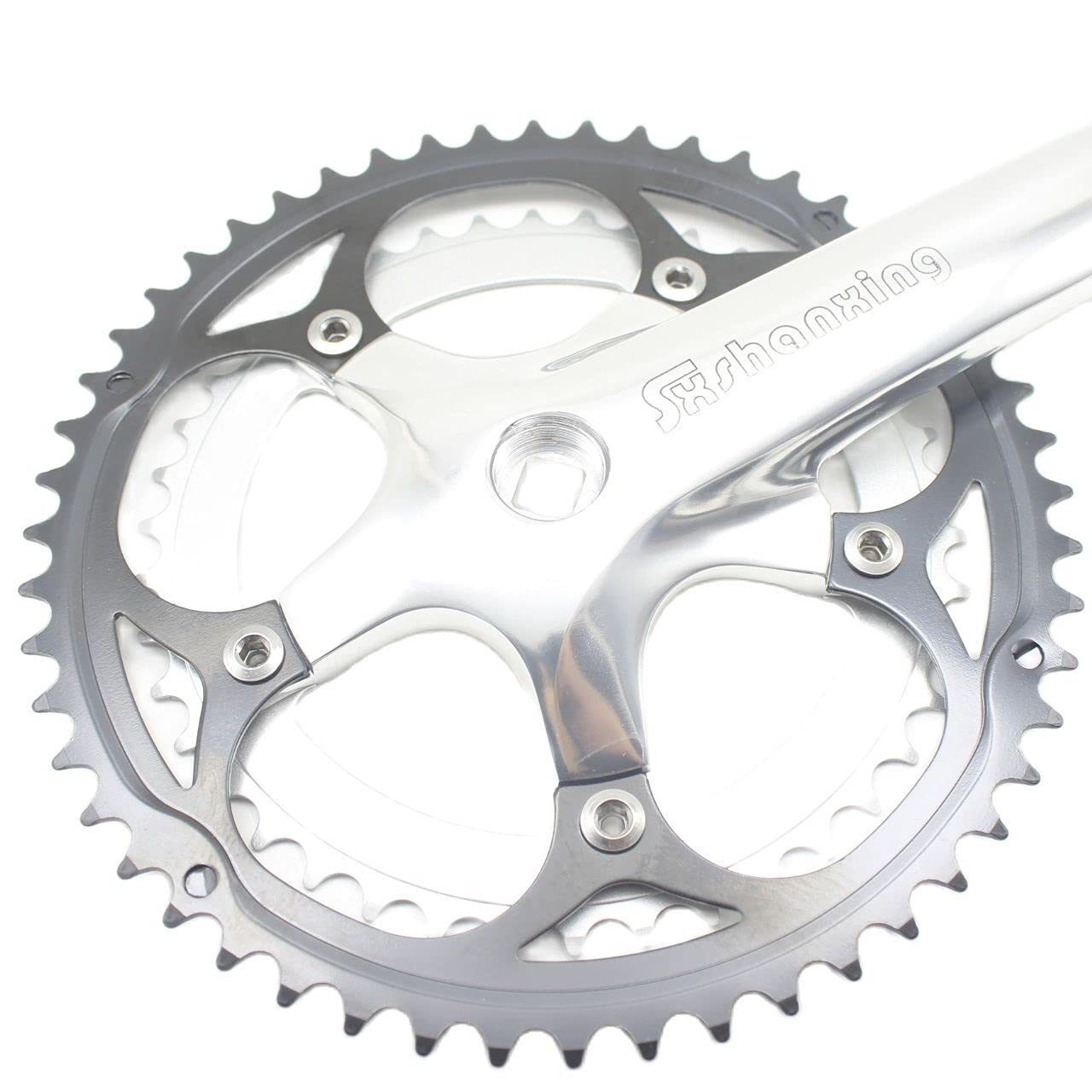 Manivelle de roue à chaîne pliante pour vélo de route, alliage d'aluminium neutre 39 53 T 170 mm  18