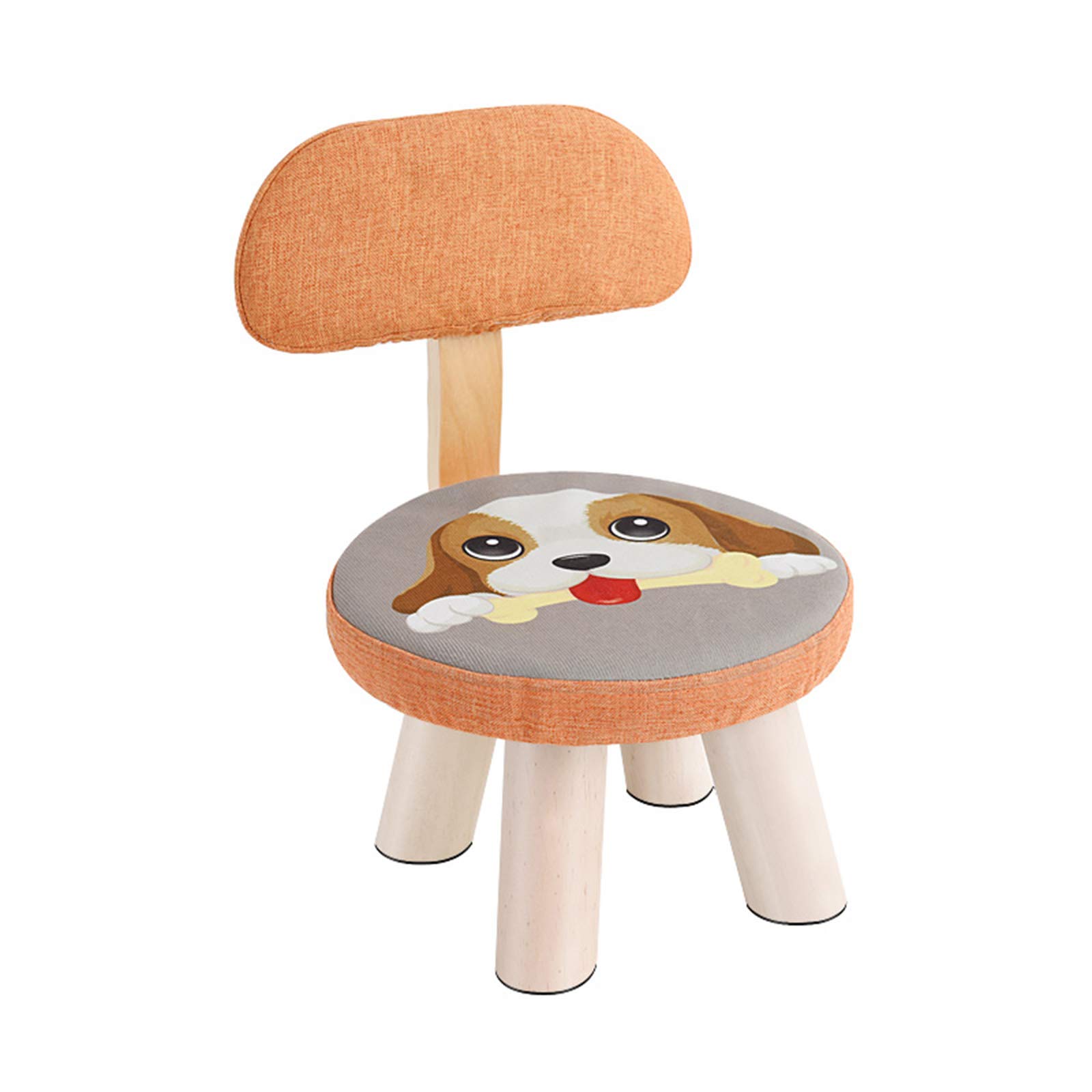 SuoANI Children Armchair Kids Sofa Chair Linen Fabric Upholstered Toddler Armchair Small Children Couch with Wooden Legs Lightweight Sofa Chair