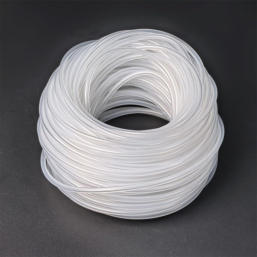 ZYNCUE Tubo in silicone 3 x 6 mm 50 m per macchina da caffè parte di ricambio compatibile con tubi del latte e tubi flessibili ad alta temperatura