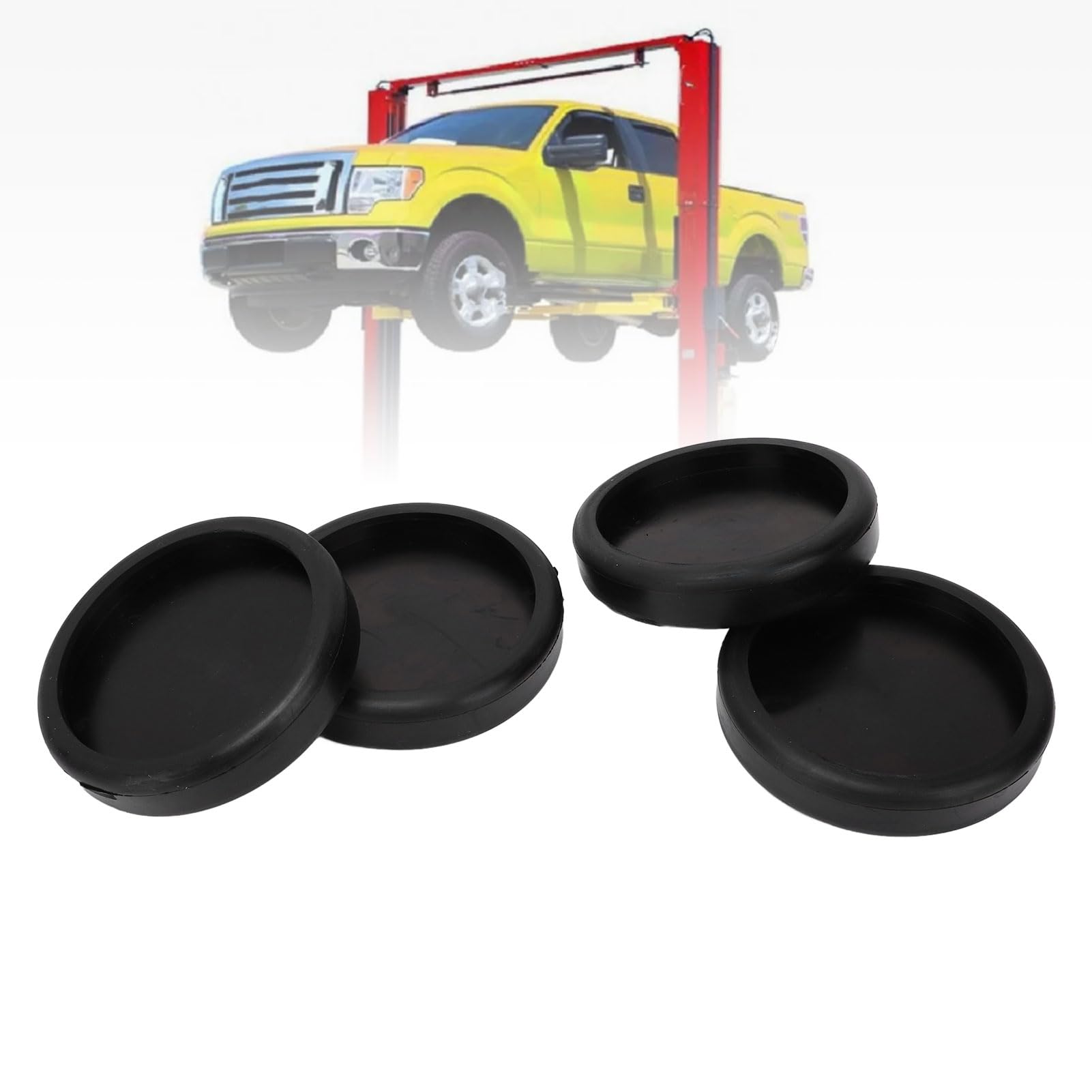 5 Inch Car Hoist Jack Rubber Arm Pads, Jack Lifting Round Arm Pads 5715017, Car Auto Jacking Pads for BendPak Dannmar