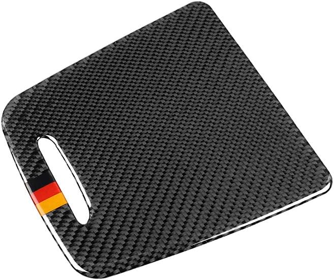 Carbon Fiber PC Vinyl Cover Trim Sticker Accessories Decoration Compatible with Mercedes-Benz GLA Black. (Dashboard Instrument Panel 39)