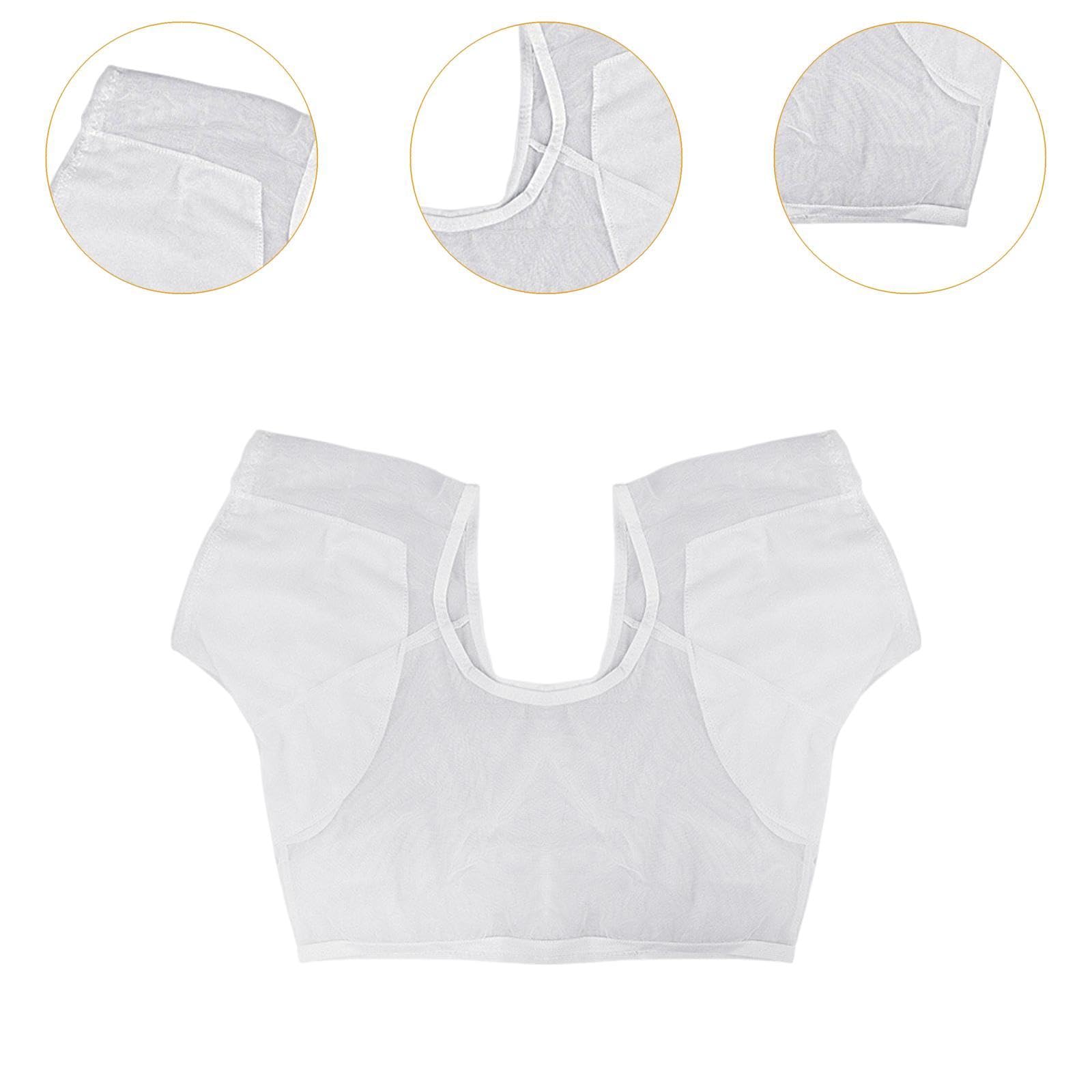 Chaleco Antisudor Axilar con Almohadilla de Sudor para Camiseta Protector Lavable Y Reutilizable Algodón Suave Adecuado para Actividades Deportivas Gi