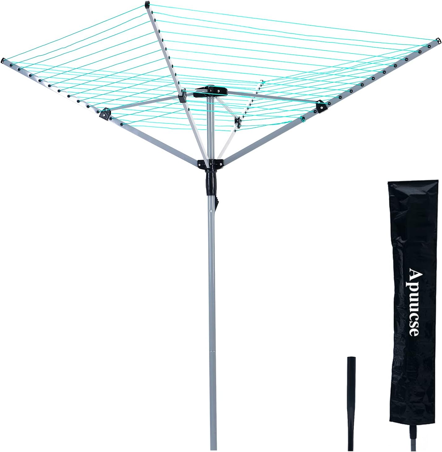 Rotary Washing Line 45m Rotating Outdoor Washing Line Heavy Duty - View #8