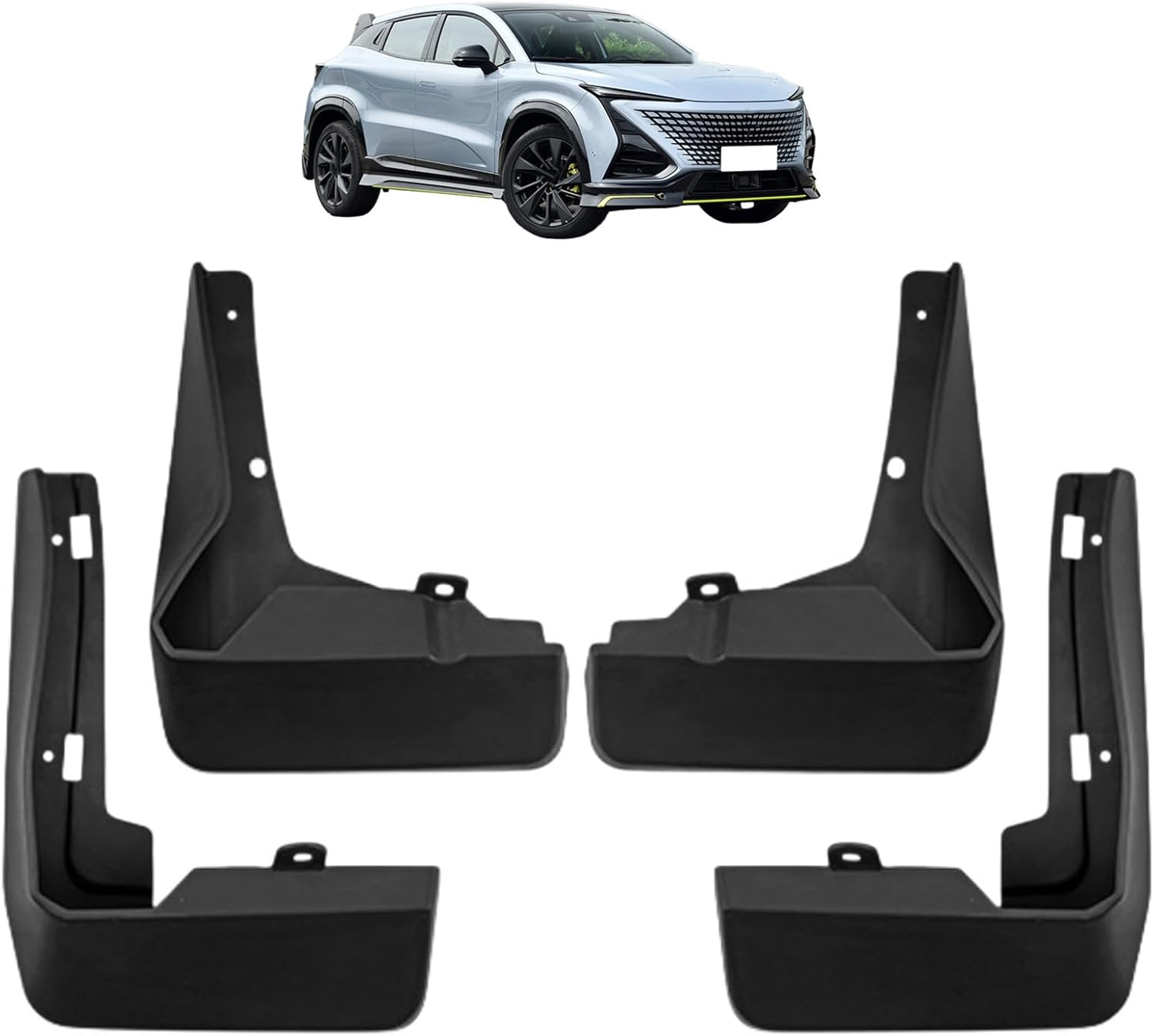 Mud Guards for Changan Gravity Unit UNI-T Sport 2021-2022, Driver Passenger Sides Splash Guards Protector Mud Flaps Car Fender Accessories