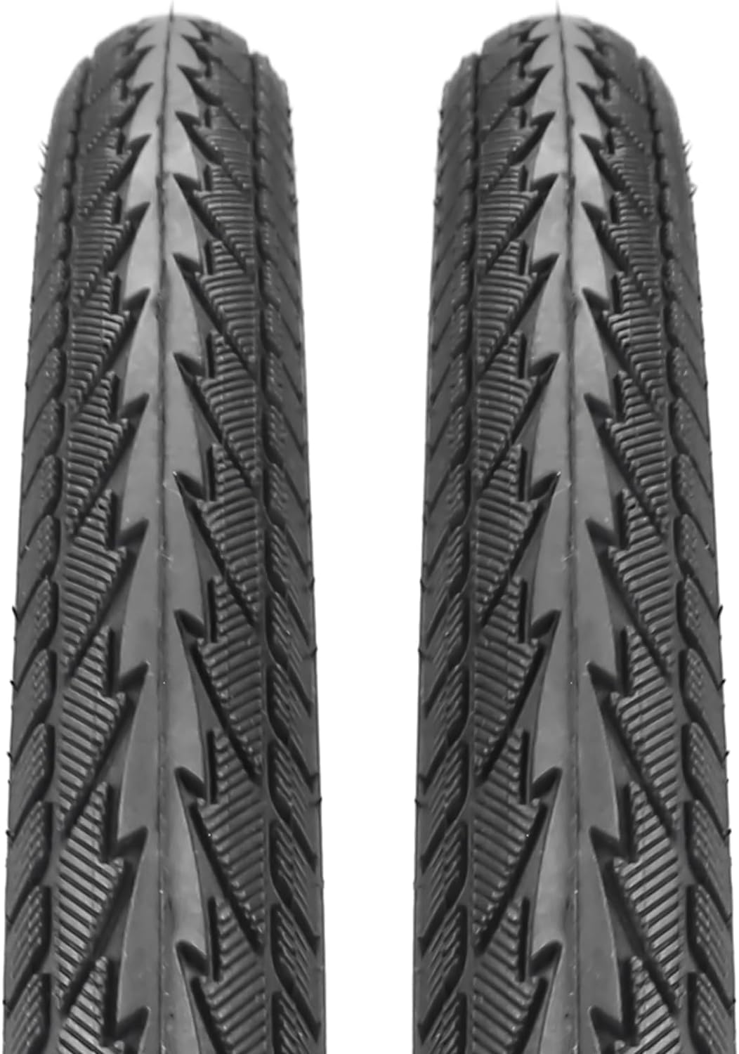 SIMEIQI 2 Pack 24x1.75 Bike Tires and Tubes (24x1.75, Black)