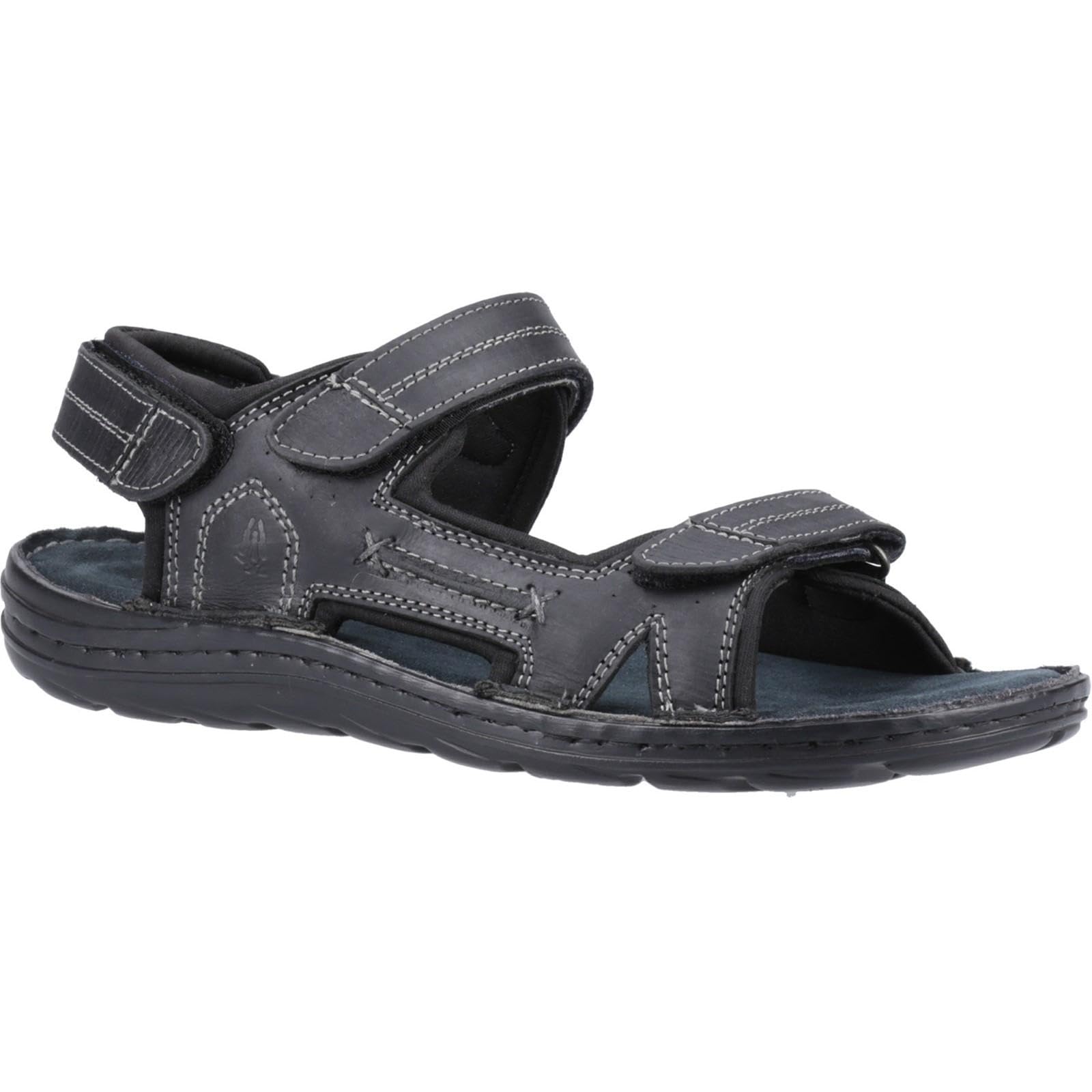 Hush Puppies Male Alistair Sandal, Black, 9