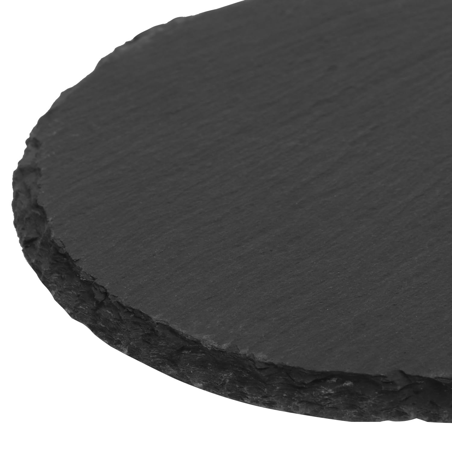 Paquete de 60 posavasos redondos de pizarra de 4 pulgadas, posavasos para bebidas, posavasos de piedra negra con parte inferior antiarañazos, ideales para decoración del hogar, bar, regalos de