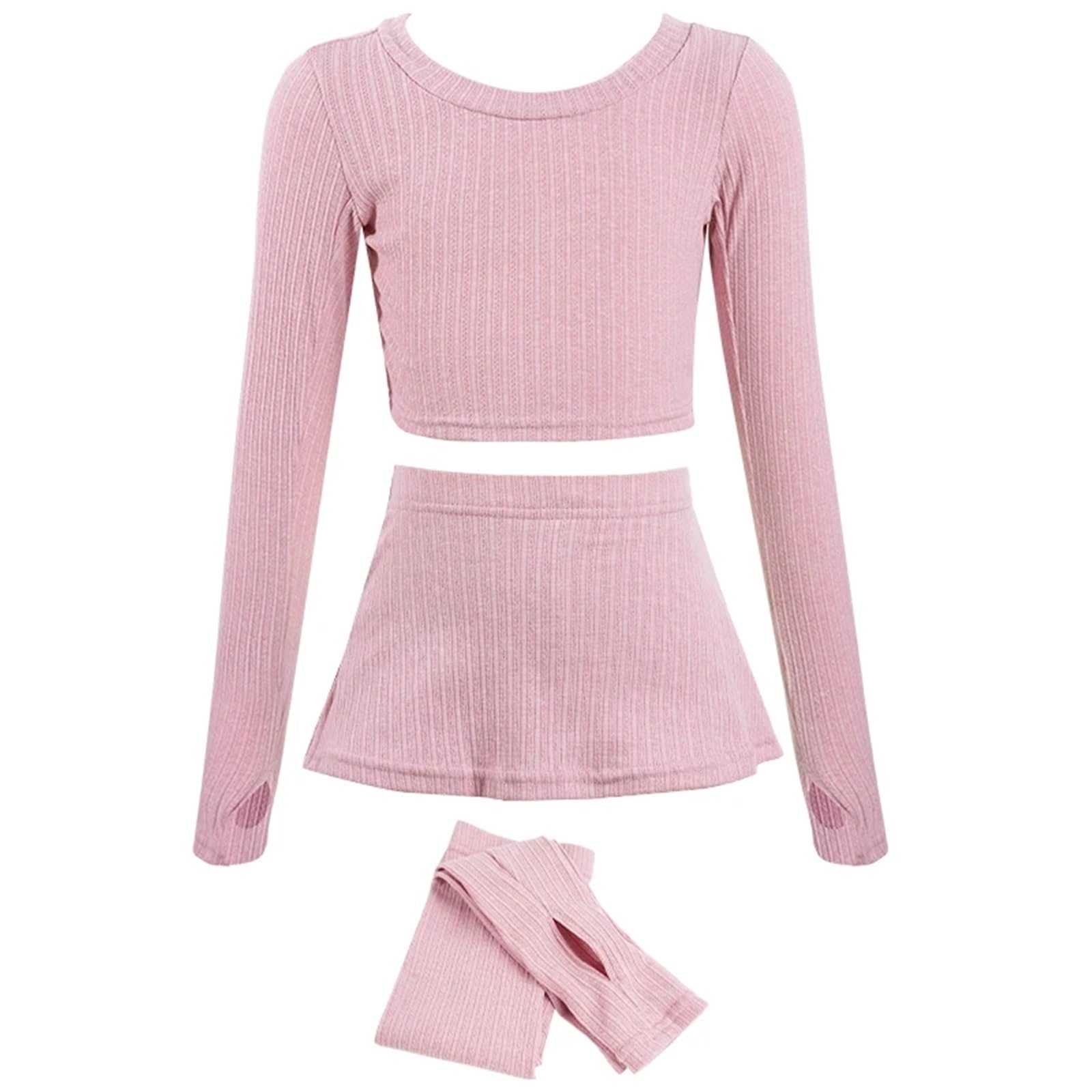 Ballet Suéter Cortos Set Conjunto de Ballet for niñas, conjuntos de trajes de Ballet for niñas, conjuntos de Tops y pantalones de Ballet, chaqueta de Ballet, abrigo de baile, Tops y pantalones cortos