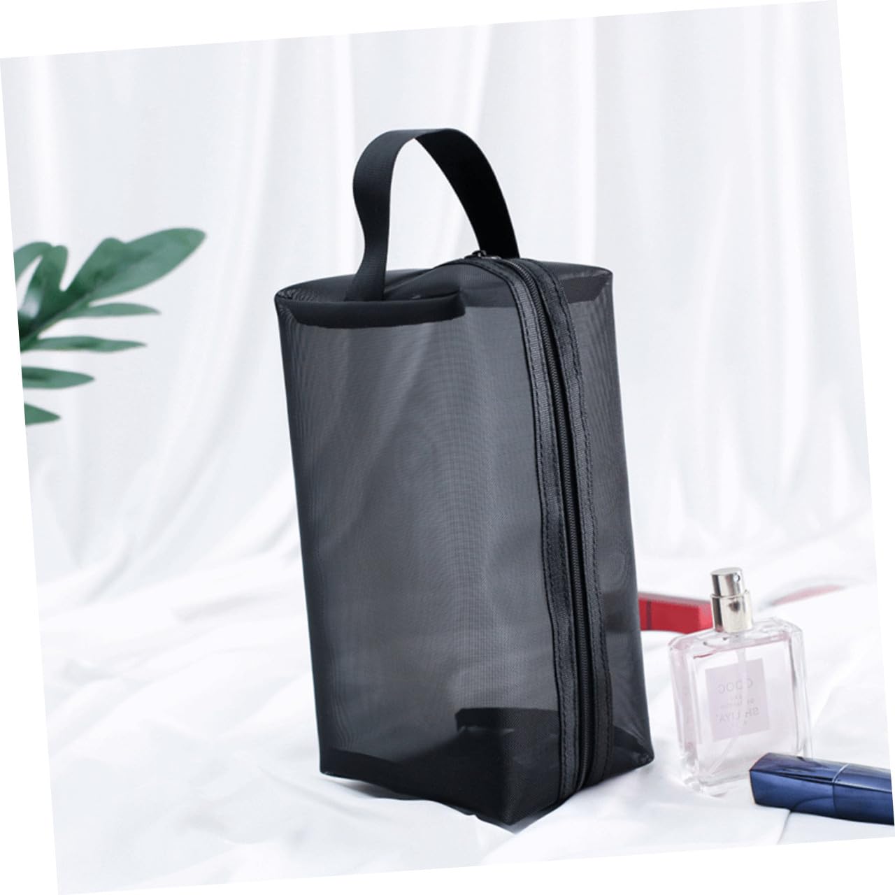 Didiseaon 6 Piezas Bolsa de Almacenamiento de Malla Bolsa de Almacenamiento con Cremallera de Malla Neceser para Maquillaje Bolsas organizadoras para Viajar Neceser Exterior