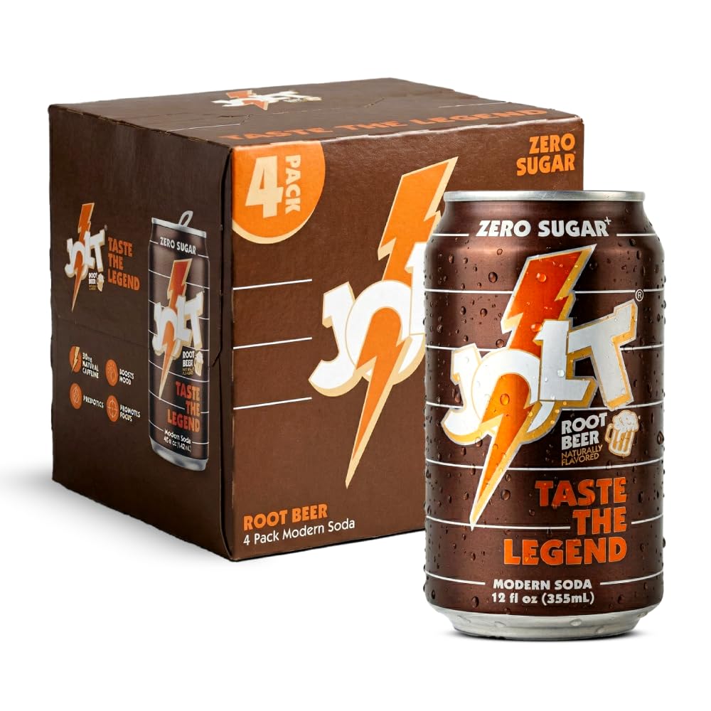 Amazon.com : JOLT Modern Soda - Root Beer, Zero Sugar, 80mg