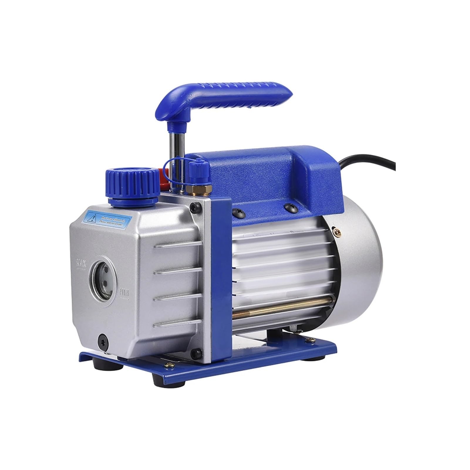 Vakuumpumpe, einstufige Drehschieber-Vakuumpumpe, HVAC-Kältemittel-Evakuierungspumpe | Kompakter tragbarer 4CFM 110V mit 1/4"-Bördelanschluss