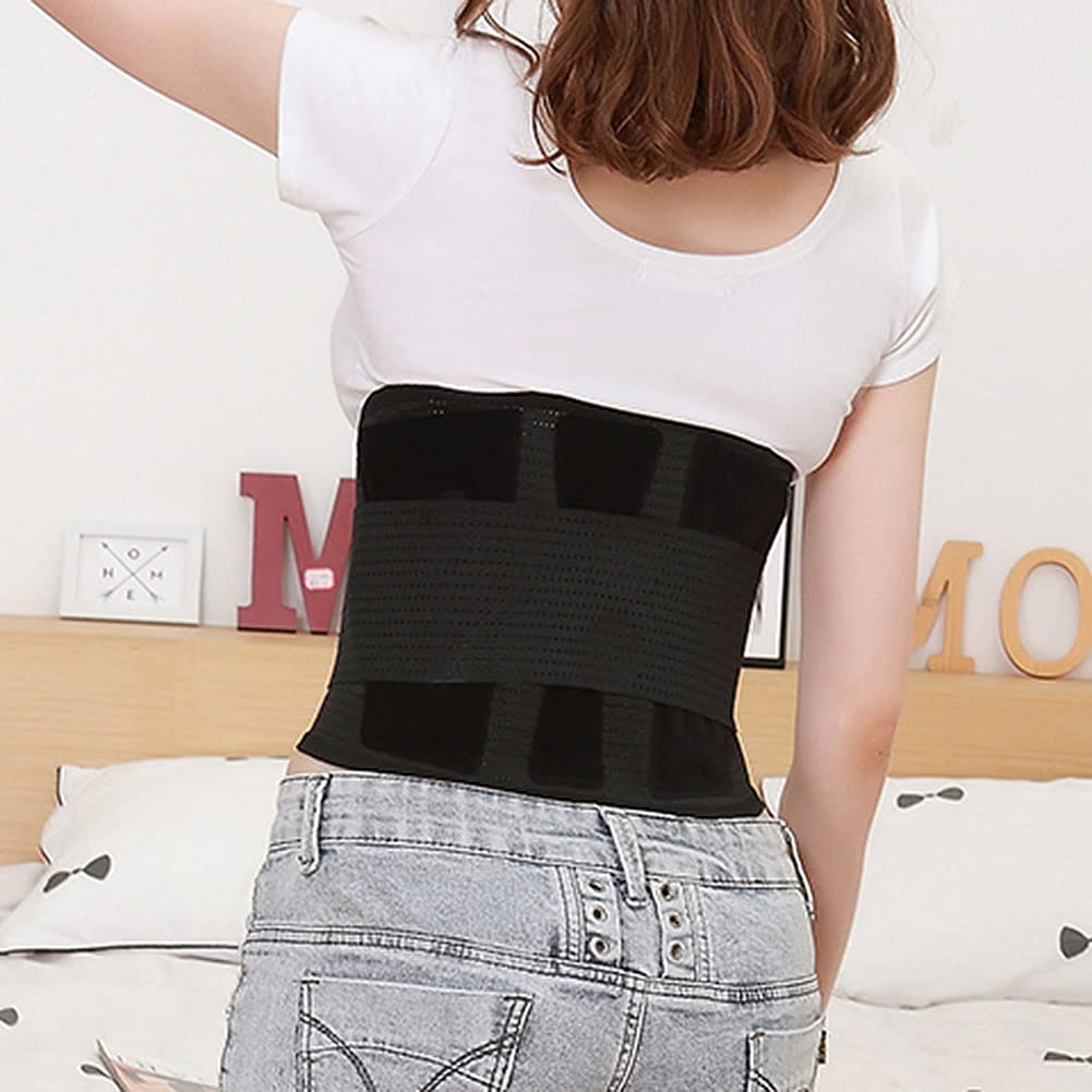 Cinturón de soporte para la espalda para hombres y mujeres Soporte para la espalda Brace Malla transpirable Cintura ajustable Cinturón de soporte lumbar para aliviar el dolor en la parte inf