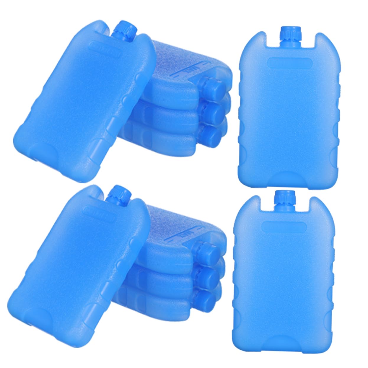 BESTOYARD 20pezzi Pacchetti Ghiaccio Riutilizzabili Per Borse Termiche Ice Packs Per Pranzo Gel Per Congelatore Medie Con Riempimento