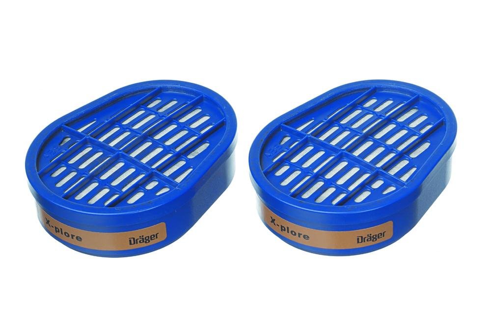 Dräger A2 Filtro Gas per Mezze maschere X-plore 3300, 3500 o maschera completa 5500 – 2 pezzi confezione
