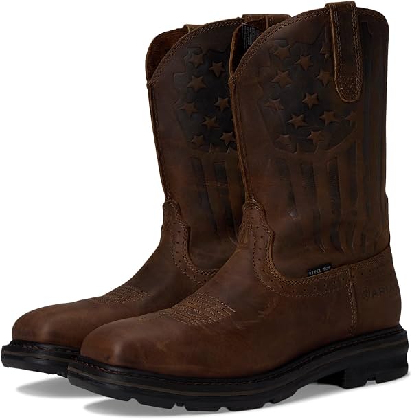 Botas de trabajo Sierra Shock Shield Patriot con puntera de acero