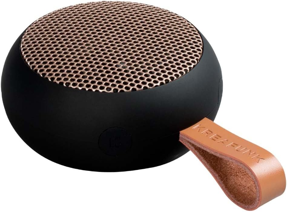 aGO2 Portable Bluetooth Speaker, Black, Water Resistant (IPX5) and Durable, Up to 25 Hours of Wireless Play, Voice Assistant, Stereo Sound, Wireless Speaker for iPhone, Android, and More