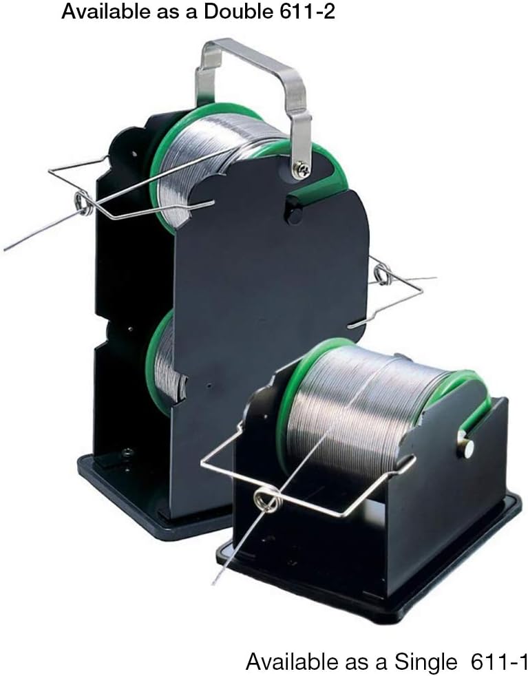 Hakko 611-2 Dual Solder Reel Stand, Black, Double - Image 4