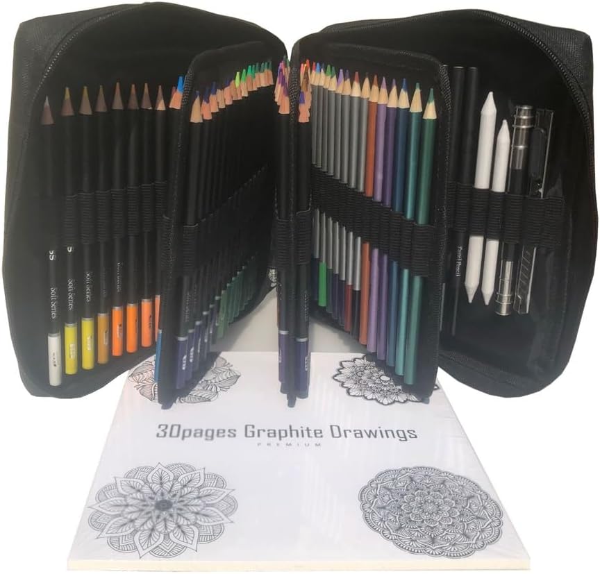 121 Color Drawing Pencil Sets For Student Painter Sketching and Pencils image 4