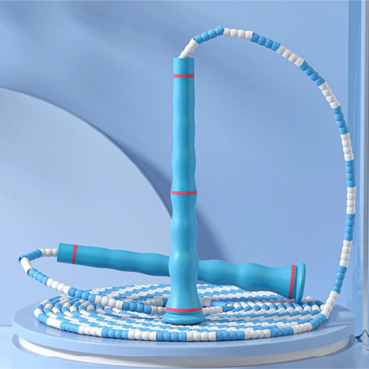 Springseil Erwachsene Fitness Bamboo Fancy Fitness Verstellbares Springseil, Aerobic-Trainingsgerät Ausdauertraining