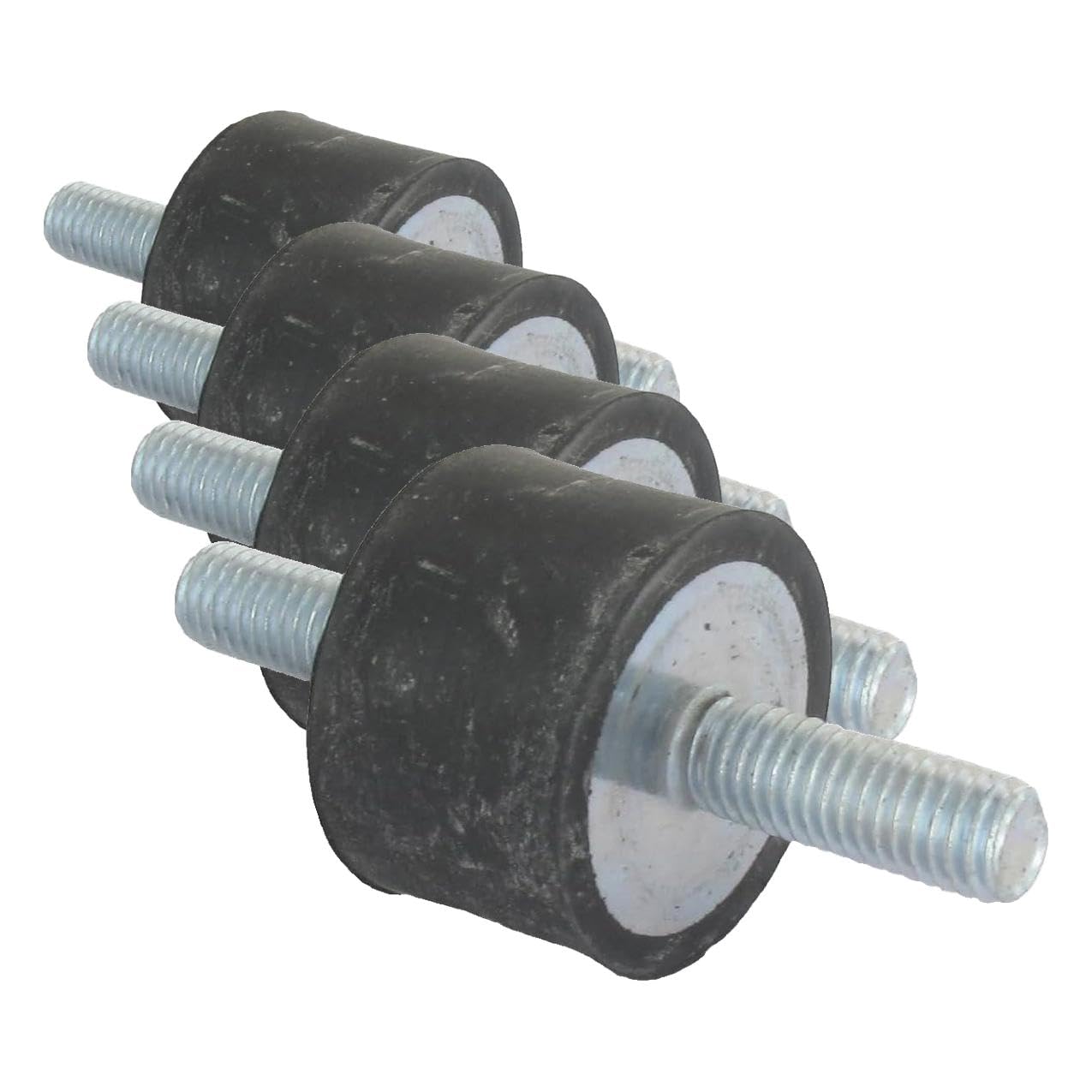 GREENSTAR - Silent Bloc Mâle/Mâle - Ø 30mm - Longueur 20mm - Filet M8 - Longueur Filet 23mm - Amortissement des Vibrations (Lot de 4)
