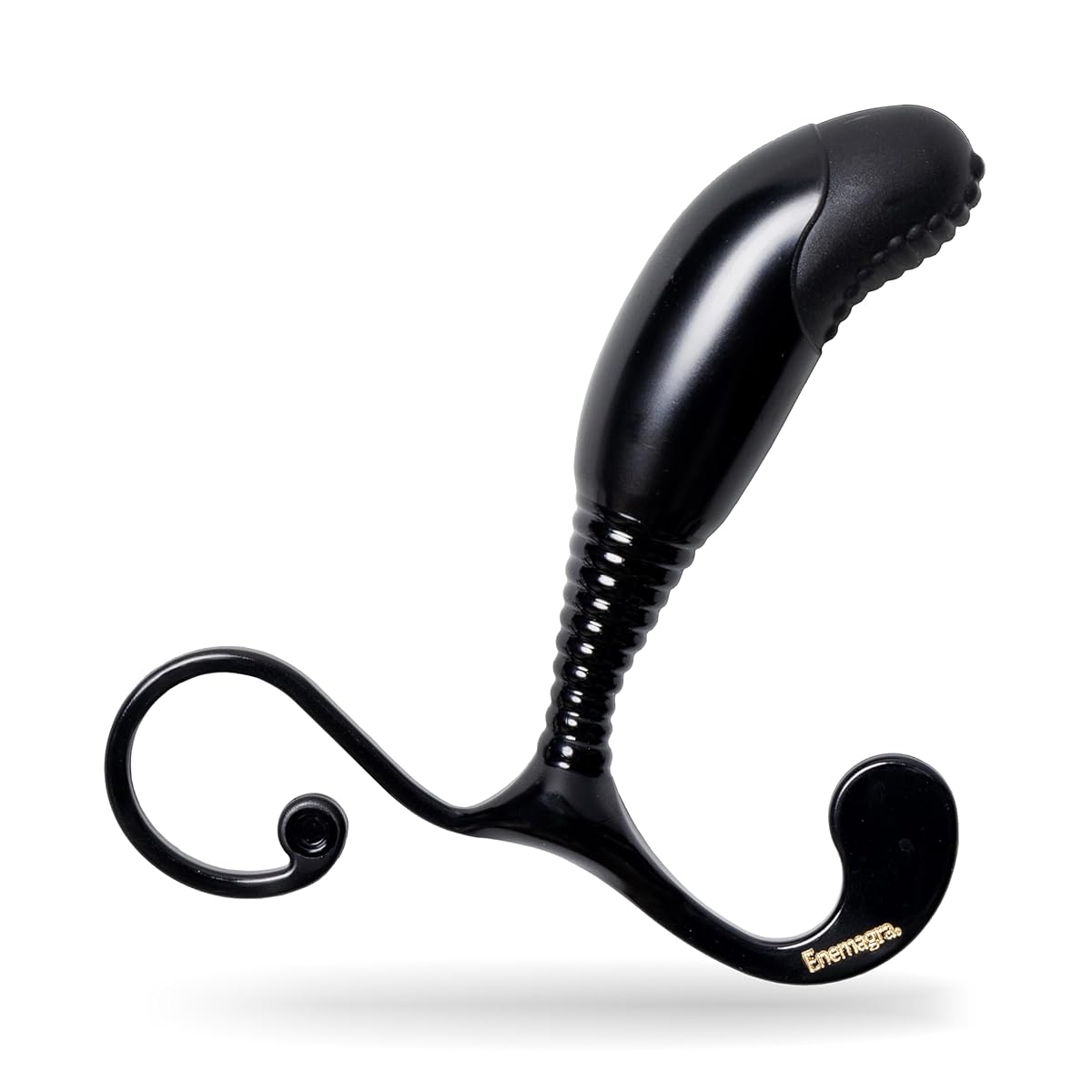 エネマグラコバンザメ（正規品）男性用 刺激強め ディルド アナルプラグ 非電動はドライオーガズム専用 黒 非電動【日本製 医療用途樹脂使用 】