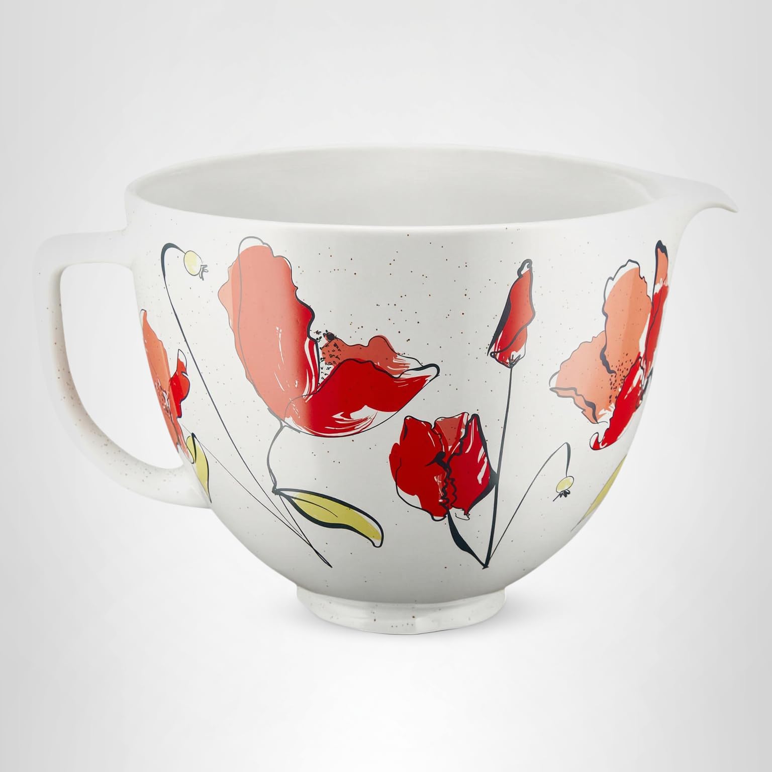 Amazon.com: KitchenAid 5Q Poppy Ceramic Bowl, for 5Q Tilt-Head