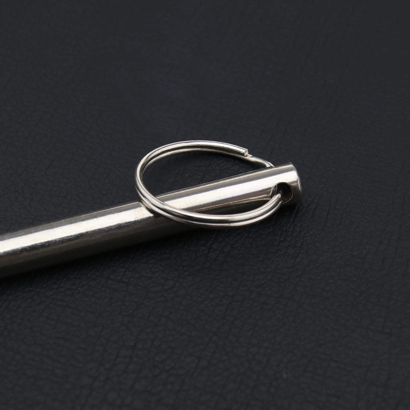 4 perni a sgancio rapido con estremità a sfera caricata a molla, in acciaio al carbonio nichelato Bimini Top Pin - 6 x 60 mm e 8 x 78 mm