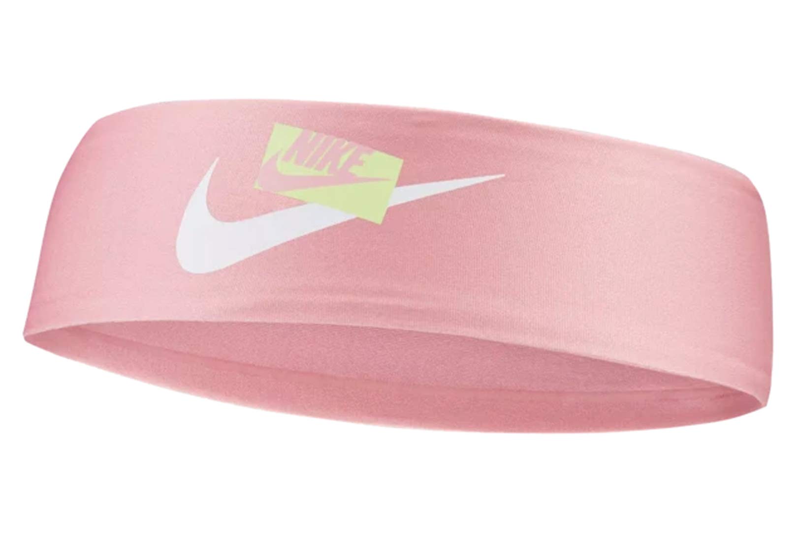 NikePrinted Fury Headband 2.0 Pink Glaze/Barely Volt/White One Size