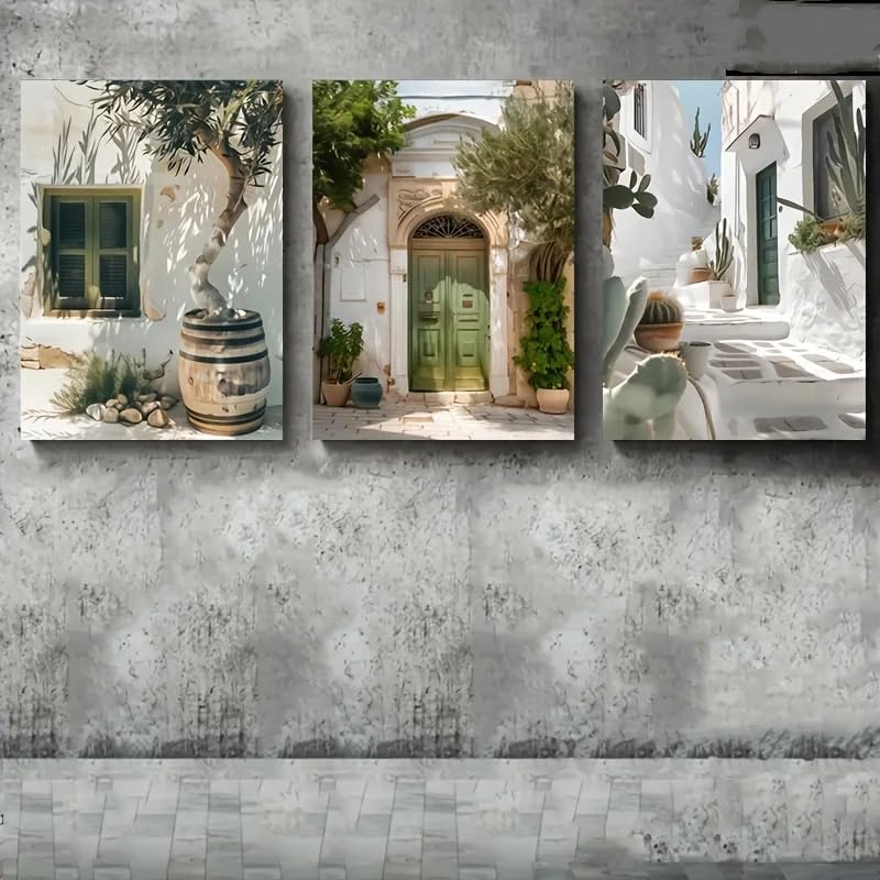 Impressions murales de salon style nature urbaine pour maison moderne
