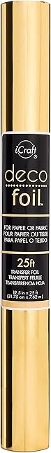 Thermoweb Deco Foil Transfer Sheet, Transfer Foil, Gold, 33.020000000000003 x 5.08 x 5.08 cm