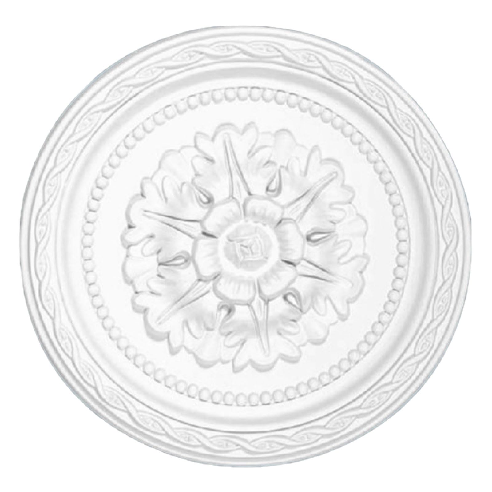 Foelanne White B Pu Decorative Ceiling Light Medallion White 29-70Cm(,29Cm)