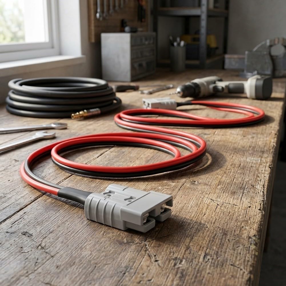 Cable Conector 50A 1.5m para Caravana y Barco