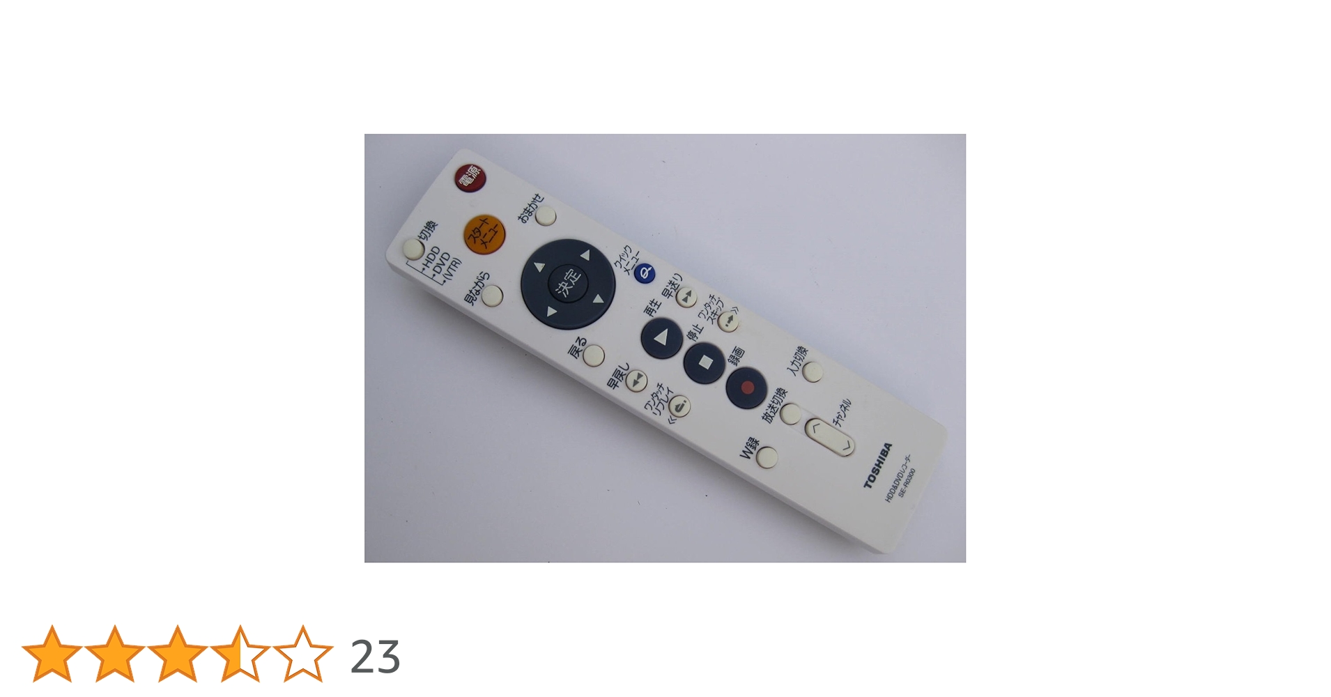 (未使用･未開封品)　東芝 HDD&DVDレコーダー用シンプルリモコン SE-R0300(79103955) vf3p617 61aZ1j-z7mL.jpg_BO30,255,255,