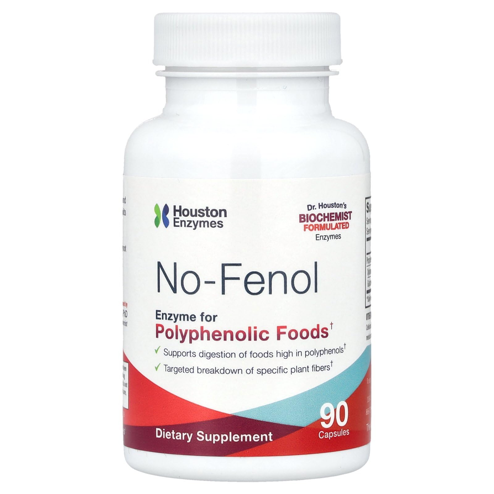 Non-Fenol, Multi-Enzyme, 90 Capsules - Houston Enzymes