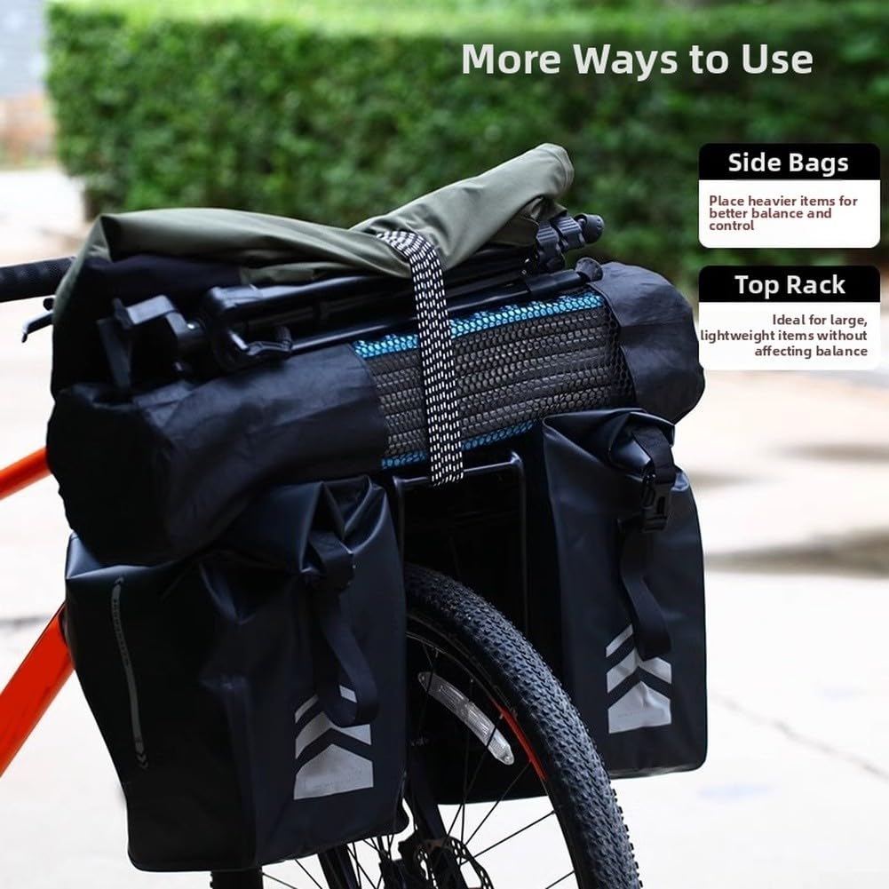 Porte-Bagages pour VTT Aluminium Léger Structure Trapèze Porte-Bagages
