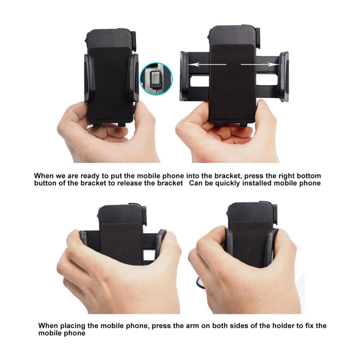 Gatuida Supporto Per Telefono Da Con Supporto Universale Per Bici Per Smartphone Rotazione A 360° Usb 2.4a Compatibile Con Manubrio
