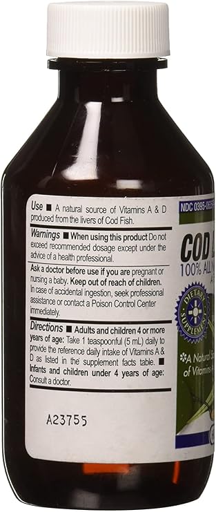 Cod Liver Oil - 4 oz, Pack of 3