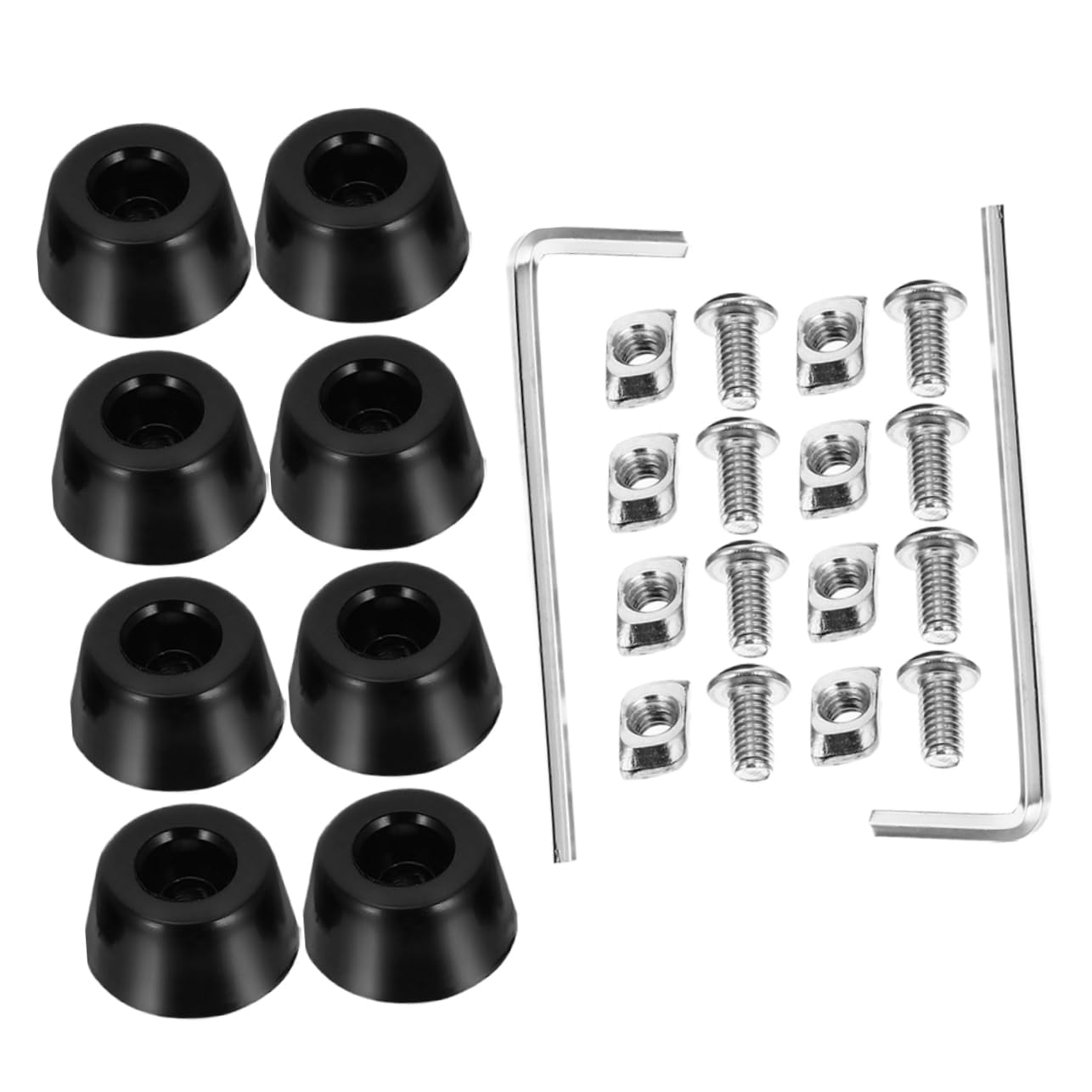 MAGICLULU 8Pcs Vibration Rubber Feet Mat for Printers Shock Absorption Cushion Pads to Enhance Stability Minimize Noise and Vibration Easy Installation Compatible