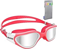 Vista 12 de OMID Kids Swim Goggles, P2mini Polarized Swimming Goggles Comfortable for Age 6-14