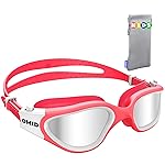 OMID Kids Swim Goggles, P2mini Polarized Swimming Goggles Comfortable for Age 6-14