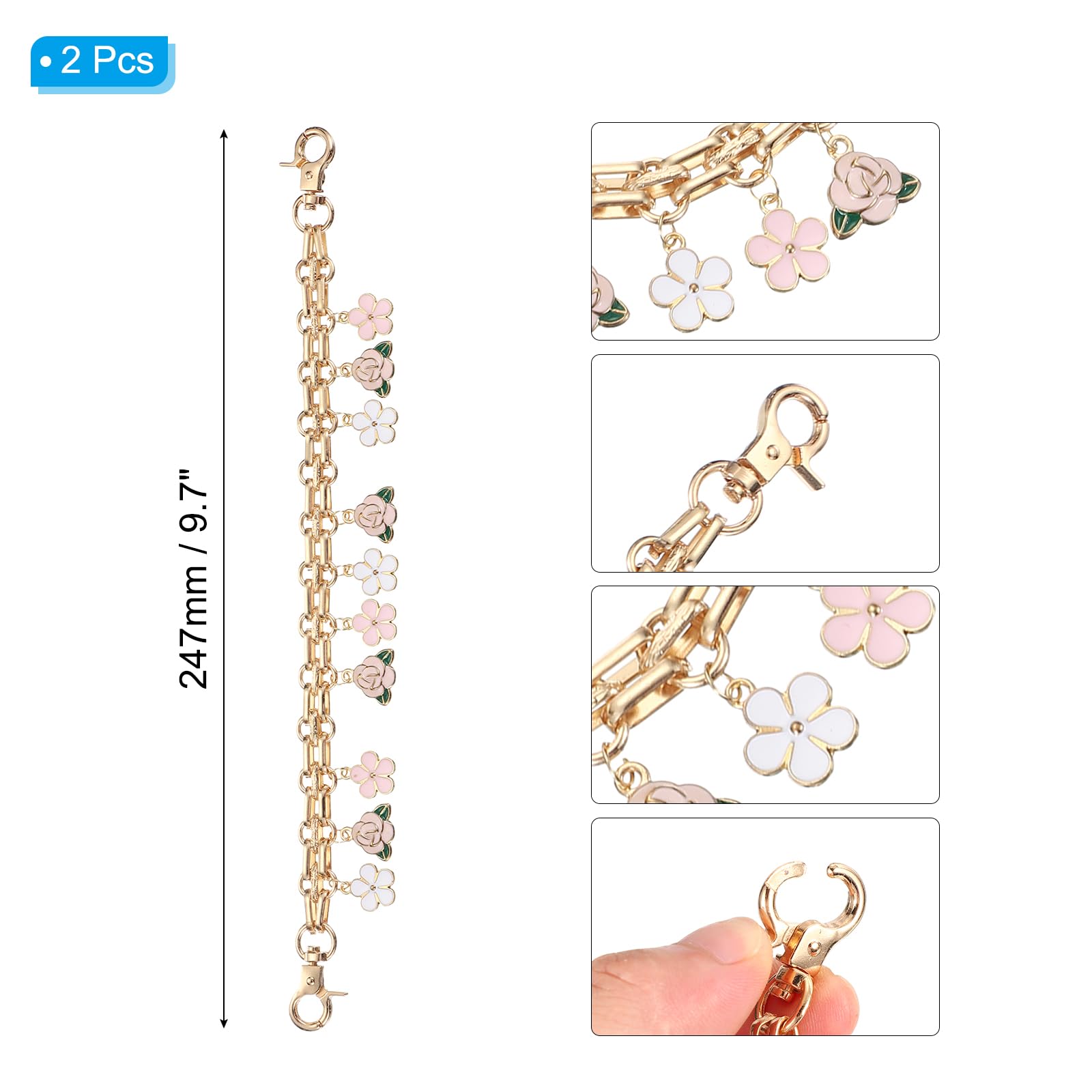 PATIKIL 9.7" Decorative Bag Chain - Image 2