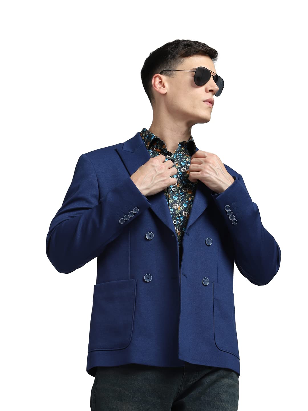 jack & jones Men's Polyester Blend Double Breasted Blazer-picture-40