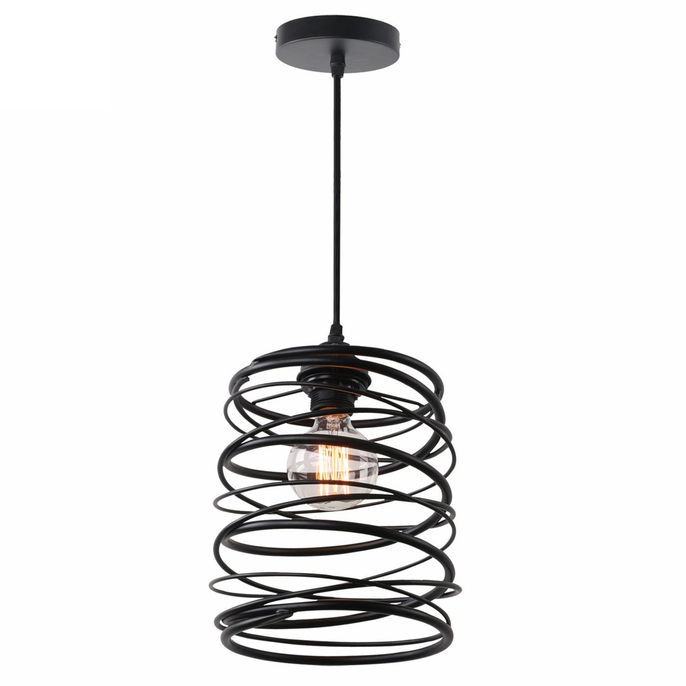 Lampe de lustre moderne à LED avec suspensions multiples
