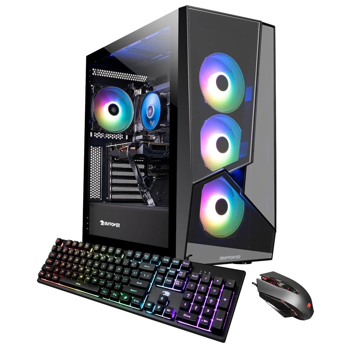 Pro Gaming PC Computer Desktop SlateMR 244i (Intel i7 11700F 2.5 GHz, AMD Radeon RX 6600 XT 8GB, 16GB DDR4, 480 GB SSD, WiFi Ready, VR Ready, Windows 11 Home)
