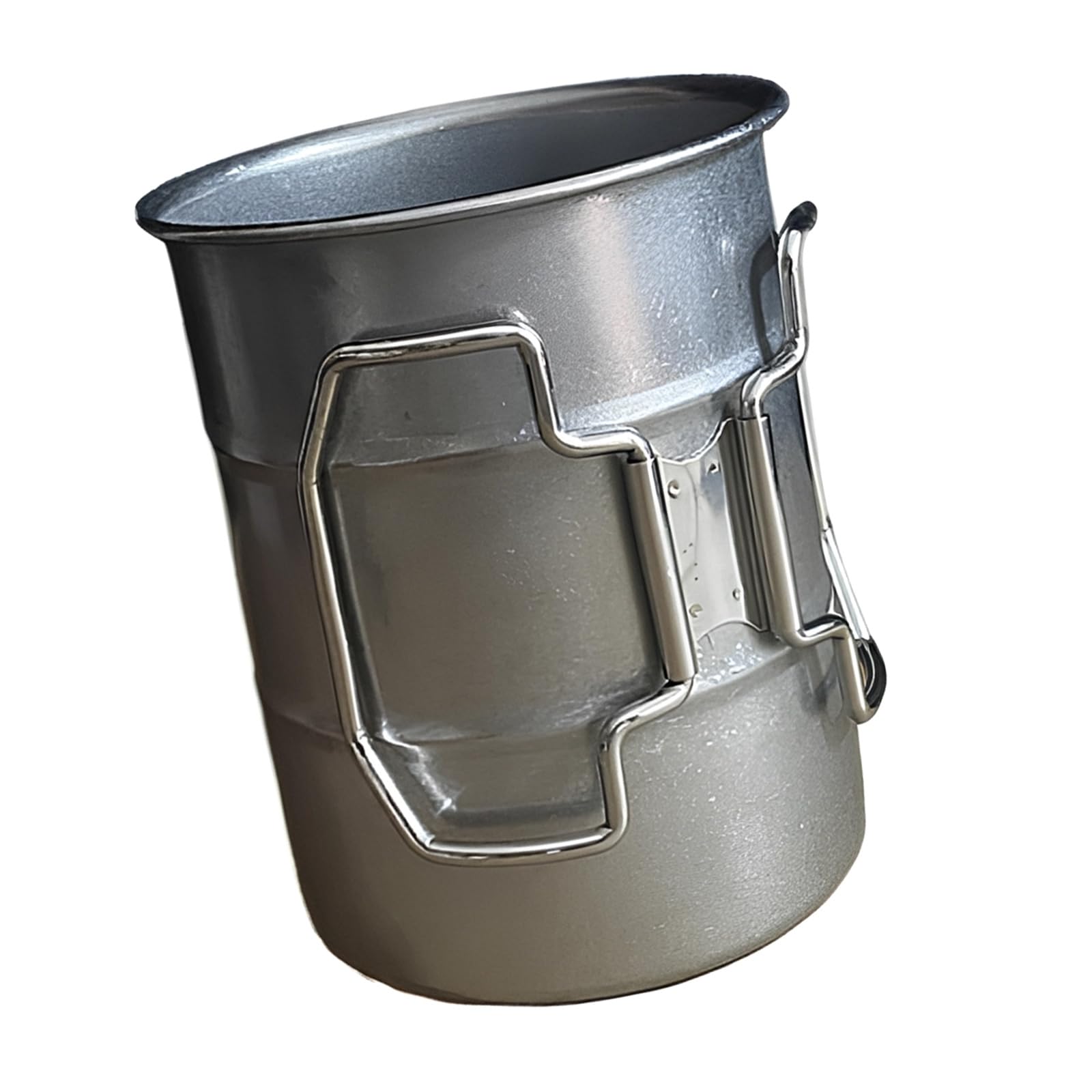 ZEPFJHE Sturdy Nonrust Steel Camping Mugs with Handle Elegant Drinking Cup Perfect for Outdoor Activity Retro Nonrust Mugs