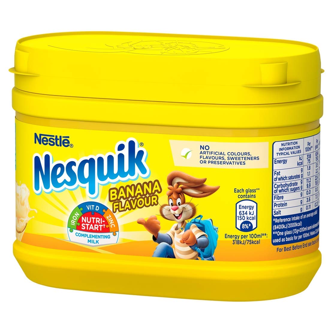 Nestle Nesquik Banana Milkshake Mix 300g Buy Online in South Africa at
